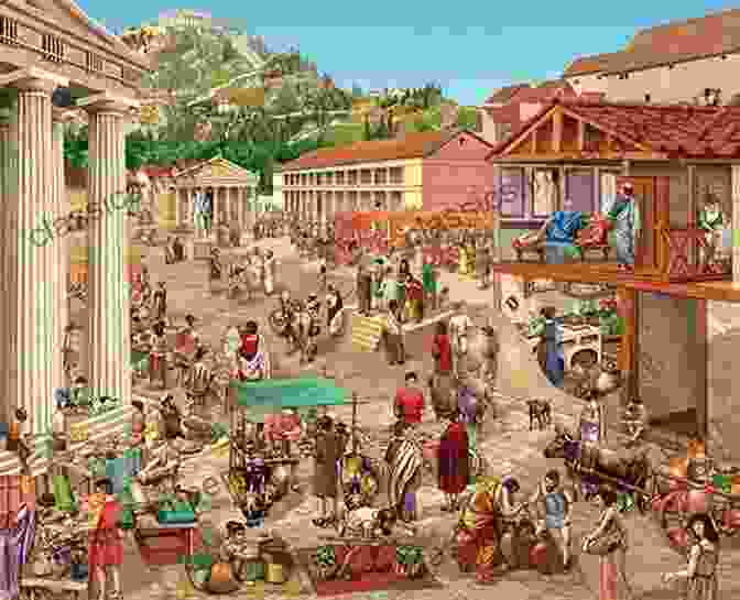 A Bustling Roman City, With People Going About Their Daily Lives Complete Works Of Ammianus Marcellinus Illustrated: History Of Rome