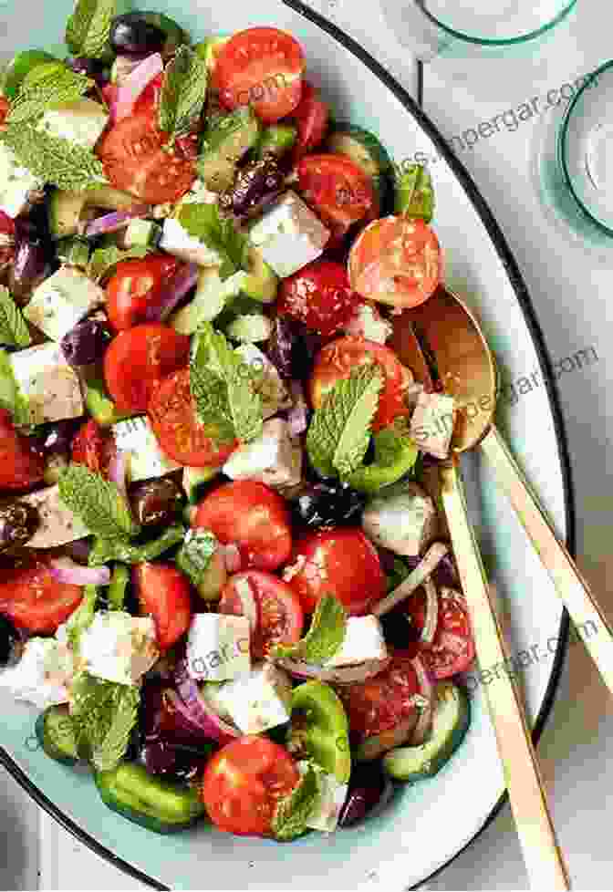 A Colorful Spread Of Contemporary Greek Dishes, Featuring Fresh Produce, Herbs, And Flavorful Ingredients Greek Recipes For Beginners: Learn To Make Greek Meals: Contemporary Cooking Of Greek