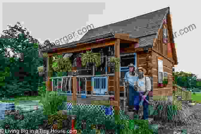 A Couple Enjoying The Serenity Of Their Off Grid Homestead Surrounded By Lush Greenery And A Cozy Cabin The Basics To Live Off Grid: Become A Successful Off Grid Dweller