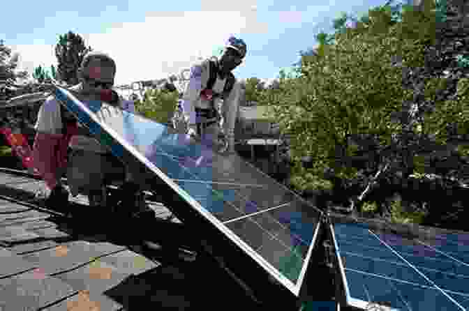 A Couple Inspecting Solar Panels Installed On The Roof Of Their Off Grid Home, Generating Clean And Sustainable Energy The Basics To Live Off Grid: Become A Successful Off Grid Dweller