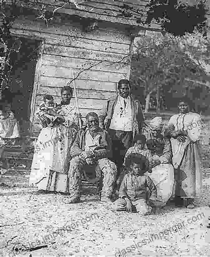 A Faded Photograph Of A Group Of Enslaved Individuals In Mississippi During The Antebellum Period. Prayin To Be Set Free: Personal Accounts Of Slavery In Mississippi