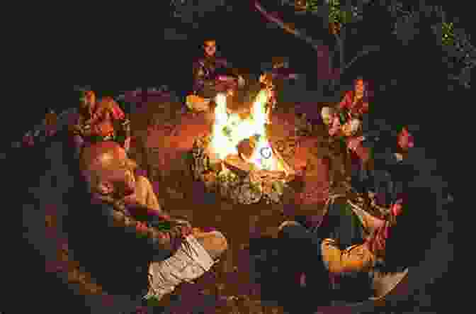 A Family Sitting Around A Campfire, Listening To A Story. Family Conflict: Managing The Unexpected (Key Themes In Family Communication)