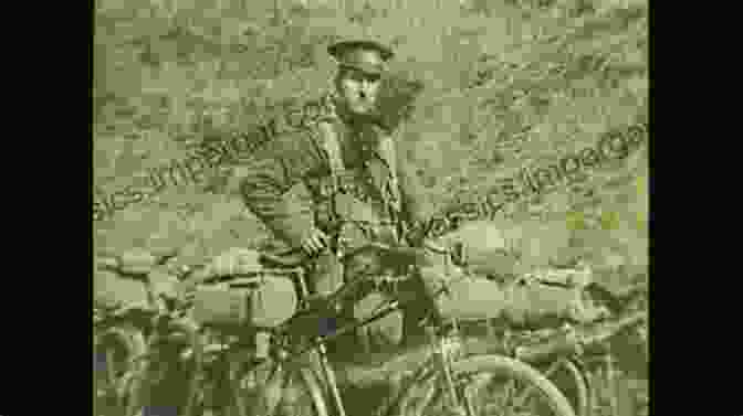 A Group Of Canadian Cyclists Pose For A Photo In Front Of A Tank During World War I. Riding Into Battle: Canadian Cyclists In The Great War