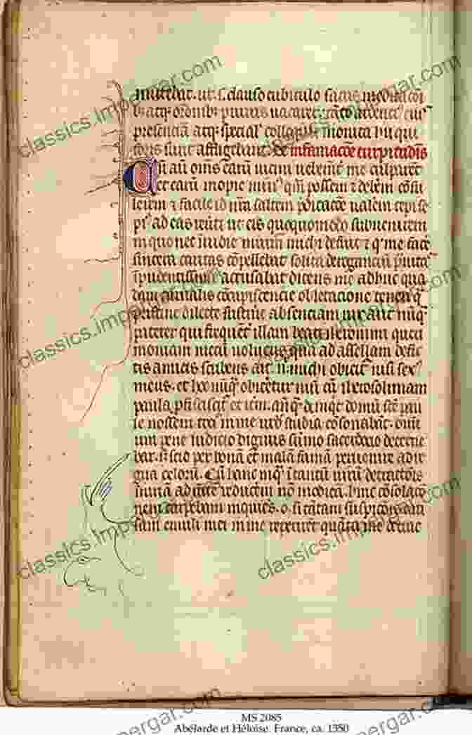 A Handwritten Letter From Abelard To Heloise, With Intricate Calligraphy And Decorative Flourishes The Letters Of Abelard And Heloise (Mint Editions In Their Own Words: Biographical And Autobiographical Narratives)