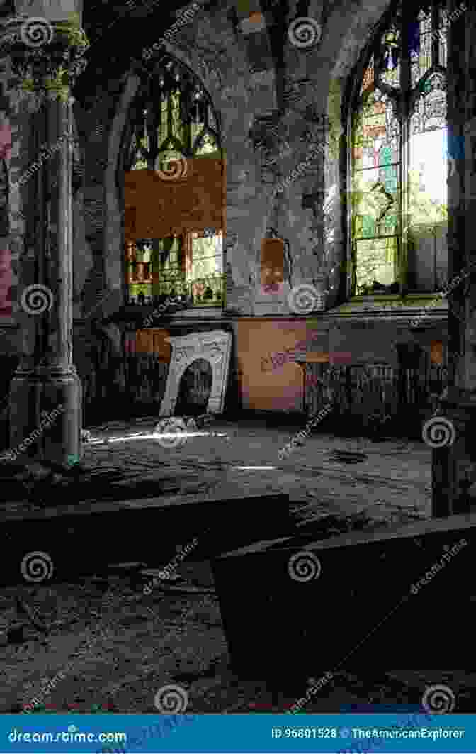 Abandoned Church Interior With Broken Stained Glass Windows And Crumbling Walls Abandoned In Place Andrew Gregory