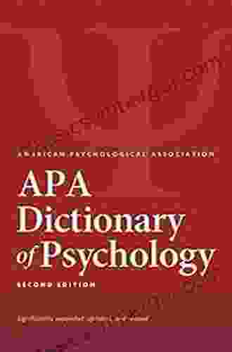 APA Dictionary Of Psychology Second Edition