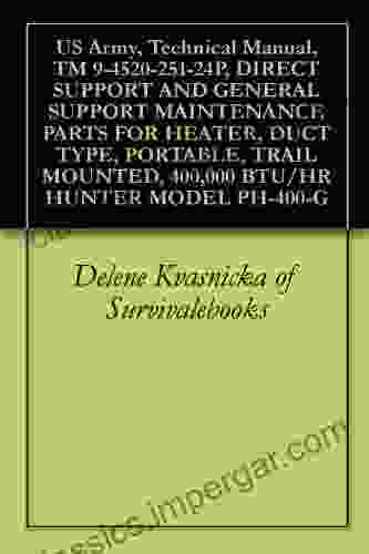 US Army Technical Manual TM 9 4520 251 24P DIRECT SUPPORT AND GENERAL SUPPORT MAINTENANCE PARTS FOR HEATER DUCT TYPE PORTABLE TRAIL MOUNTED 400 000 BTU/HR HUNTER MODEL PH 400 G